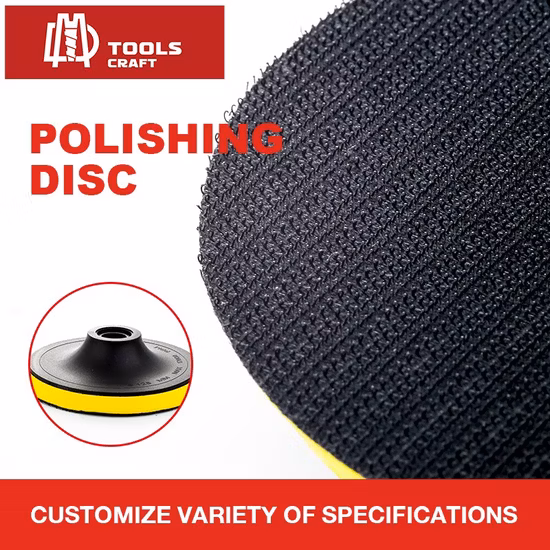 6-дюймовый полировальный круг с опорной пластиной для полировки и полировки мягкой шерсти.