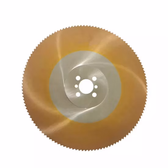 14-дюймовое 350-мм дисковое полотно из быстрорежущей стали для резки труб из нержавеющей стали с черным оксидным покрытием.