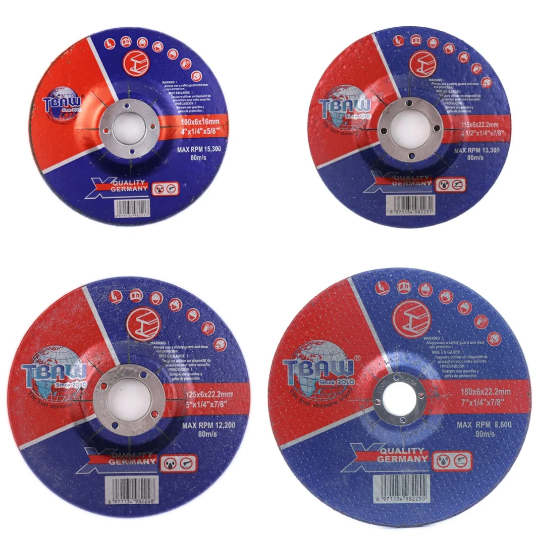 4.5 Inch High Efficient Metal Inox Cutting Disc Grinding Wheel