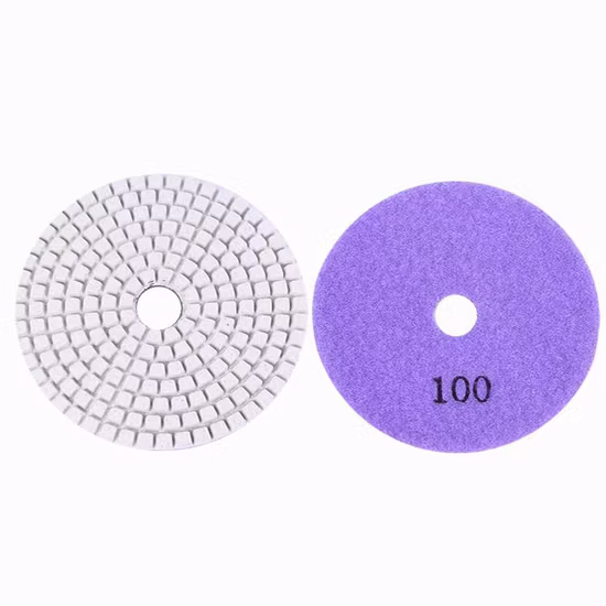 4-дюймовые подушечки для влажной полировки D100 мм, шлифовальный диск толщиной 6 мм, полимерные подушечки для бетонных и терраццо полов